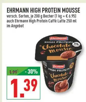 Marktkauf Ehrmann high protein chocolate mousse Angebot