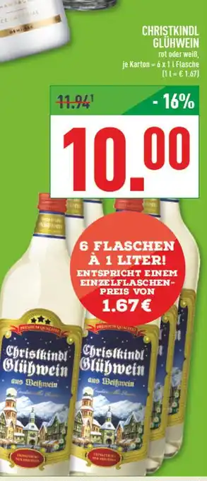 Marktkauf Christkindl glühwein rot Angebot