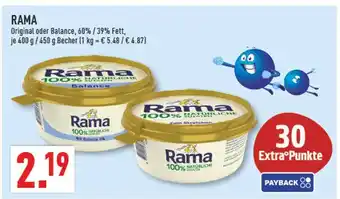 Marktkauf Rama original oder balance Angebot