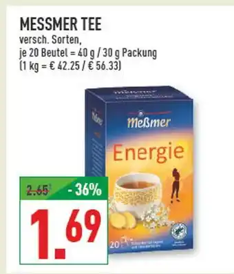 Marktkauf Meßmer tee Angebot