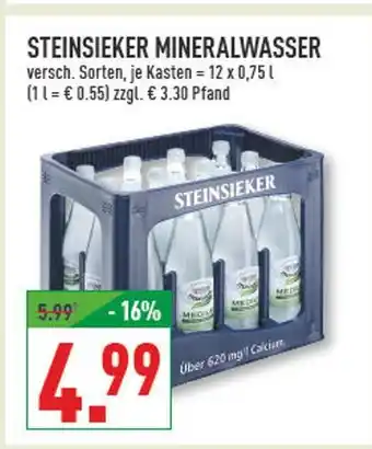 Marktkauf Steinsieker mineralwasser Angebot