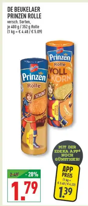 Marktkauf De beukelaer prinzen rolle schoko Angebot