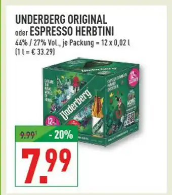 Marktkauf Underberg original Angebot