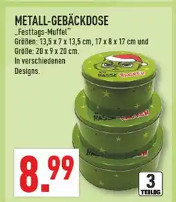 Marktkauf Metall-gebäckdose Angebot