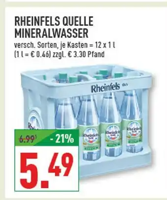 Marktkauf Rheinfels quelle mineralwasser Angebot