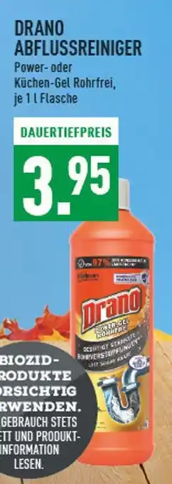 Marktkauf Drano abflussreiniger power Angebot