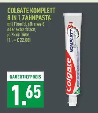 Marktkauf Colgate komplett 8 in 1 zahnpasta Angebot