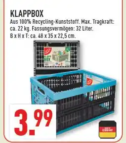 Marktkauf Klappbox Angebot