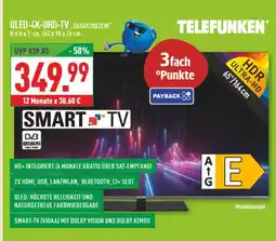 Marktkauf Telefunken qled-4k-uhd-tv Angebot