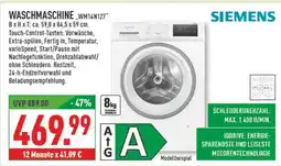 Marktkauf Siemens waschmaschine wm14n127 Angebot