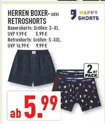 Marktkauf Happy shorts herren boxershorts Angebot