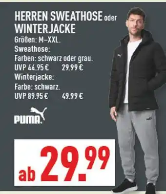 Marktkauf Puma herren sweathose Angebot
