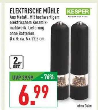 Marktkauf Kesper elektrische mühle Angebot
