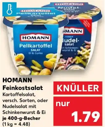 Kaufland HOMANN Feinkostsalat Angebot