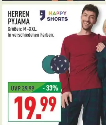 Marktkauf Happy shorts herren pyjama Angebot