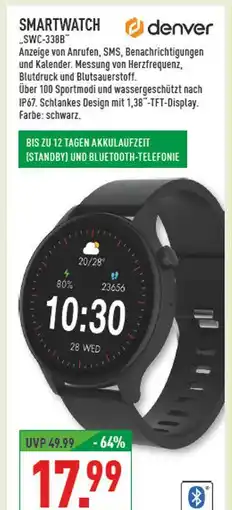 Marktkauf Denver smartwatch swc-338b Angebot
