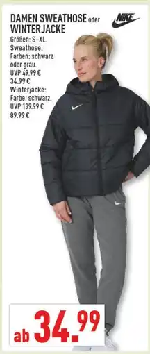 Marktkauf Nike damen sweathose Angebot