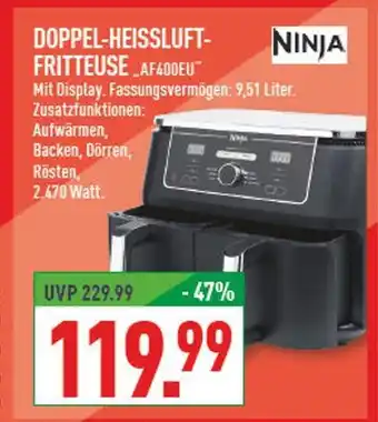 Marktkauf Ninja doppel-heißluft-fritteuse Angebot
