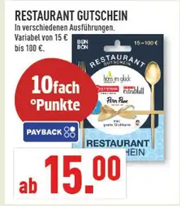 Marktkauf Restaurant gutschein Angebot