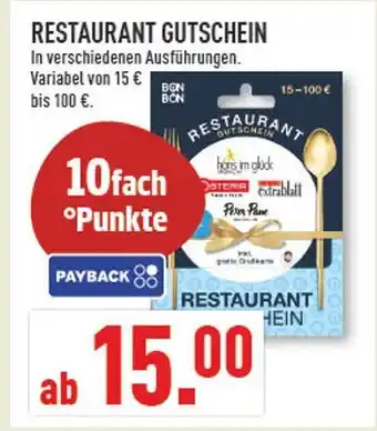 Marktkauf Restaurant gutschein Angebot