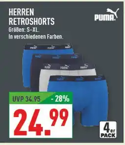 Marktkauf Puma herren retroshorts Angebot