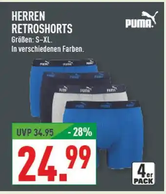 Marktkauf Puma herren retroshorts Angebot