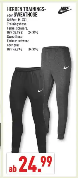 Marktkauf Nike herren trainingshose Angebot