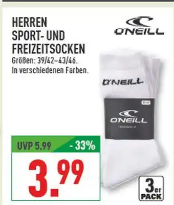 Marktkauf O'neill herren sport- und freizeitsocken Angebot