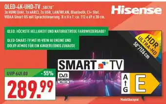 Marktkauf Hisense qled-4k-uhd-tv 50e70 Angebot