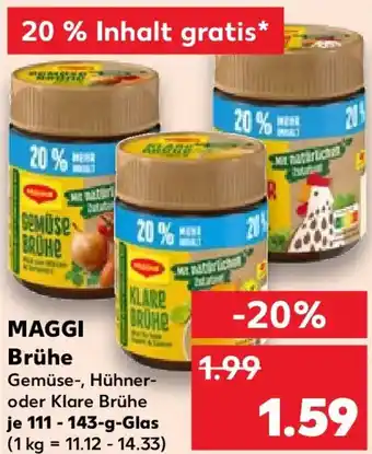 Kaufland MAGGI Brühe Angebot