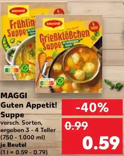Kaufland MAGGI Guten Appetit! Suppe Angebot