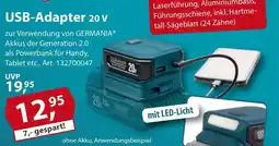 Sonderpreis Baumarkt GERMANIA USB-Adapter 20 v Angebot