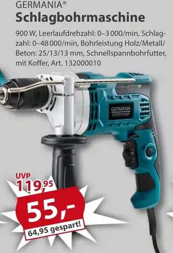 Sonderpreis Baumarkt GERMANIA Schlagbohrmaschine Angebot