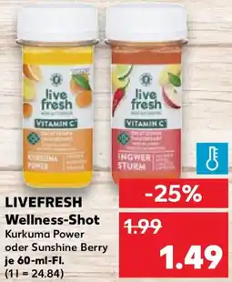 Kaufland LIVEFRESH Wellness-Shot Angebot