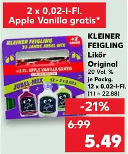 Kaufland KLEINER FEIGLING Likör Original Angebot