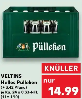 Kaufland VELTINS Helles Pülleken Angebot