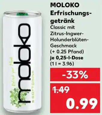Kaufland MOLOKO Erfrischungsgetränk Angebot