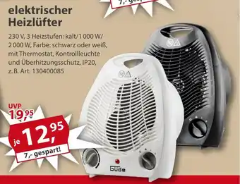 Sonderpreis Baumarkt Güde elektrischer Heizlüfter Angebot