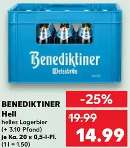 Kaufland BENEDIKTINER Hell Angebot
