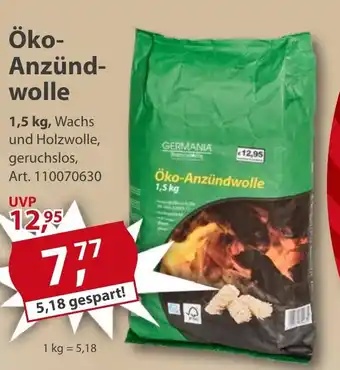 Sonderpreis Baumarkt GERMANIA Öko- Anzündwolle Angebot
