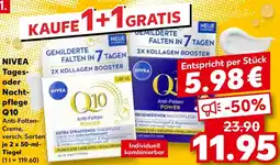 Kaufland NIVEA Tages- oder Nachtpflege Q10 Angebot