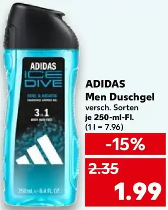 Kaufland ADIDAS Men Duschgel Angebot