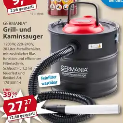 Sonderpreis Baumarkt GERMANIA Grill- und Kaminsauger Angebot