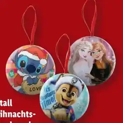 Lidl Metall-Weihnachtsbaumkugeln Angebot