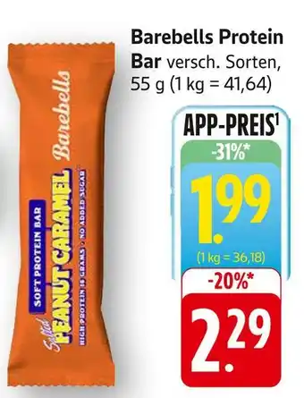 Edeka Barebells protein bar Angebot