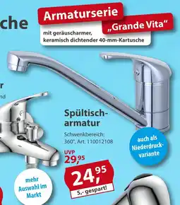 Sonderpreis Baumarkt Spültischarmatur ,,Grande Vita" Angebot