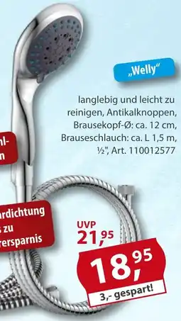 Sonderpreis Baumarkt versch. Handbrause-Sets „Welly" Angebot