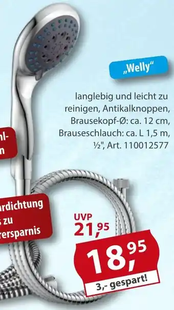 Sonderpreis Baumarkt versch. Handbrause-Sets „Welly" Angebot
