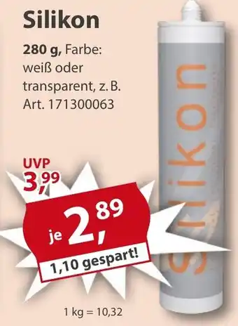 Sonderpreis Baumarkt Silikon Angebot