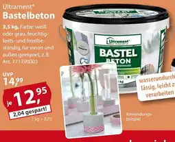 Sonderpreis Baumarkt Ultrament Bastelbeton Angebot